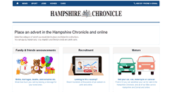 Desktop Screenshot of adbooker.hampshirechronicle.co.uk
