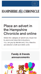 Mobile Screenshot of adbooker.hampshirechronicle.co.uk